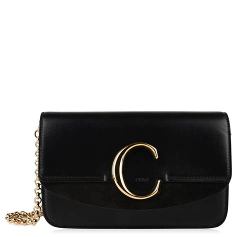 chloe c clutch with chain unboxing|chloe c bag logomania.